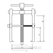 Dvouramenný stahovák ložisek SN0207D 35x45 mm Náhled