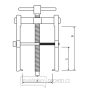 Dvouramenný stahovák ložisek SN0207D 38x65 mm Náhled