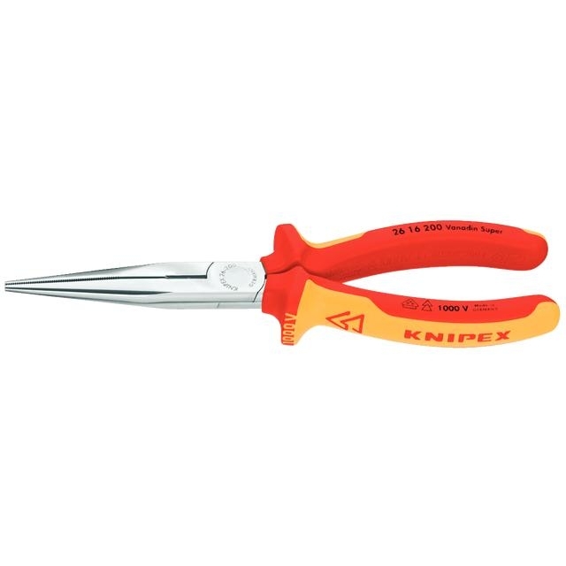 KNIPEX - kleště s půlkulatými čelistmi 200 mm, potah PVC do 1000V