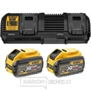 DCB132X2 - Dvojitá nabíječka + 2x aku 18V 9,0 Ah DeWALT FLEXVOLT DCB132X2 - Dvojitá nabíječka + 2x aku 18V 9,0 Ah DeWALT FLEXVOLT gallery main image