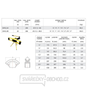 Přenosná hydraulická ohýbačka trubek se stojanem SWG-3B Náhled