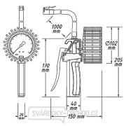 Pneuhustič s přesným tlakoměrem HAZET 9041 G-1 Náhled