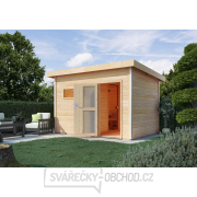 Finská sauna KARIBU SKROLLAN 3 (86308) s předsíní gallery main image