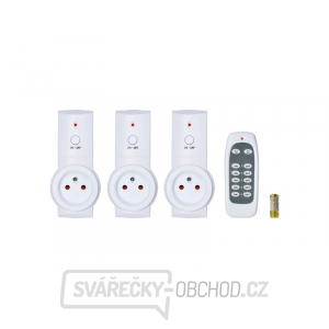 Dálkově ovládaná bezdrátová zásuvka Geti sada 3+1  (3680W/16A) Dálkově ovládaná bezdrátová zásuvka Geti sada 3+1  (3680W/16A) gallery main image