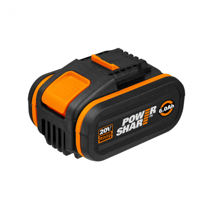 WORX Orange WA3641 - Akumulátor s indikátorem Li-Ion 20V, 6Ah