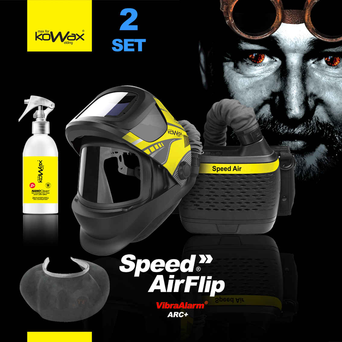 KOWAX Filtračně ventilační jednotka Speed Air FLIP SET2