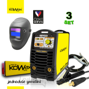 KOWAX GeniArc® 160EVO + 3m Kabely + Kukla + Elektrody 2.5mm/2.5kg Náhled