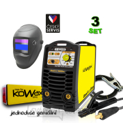 KOWAX GeniArc® 160EVO + 3m Kabely + Kukla + Elektrody 2.5mm/2.5kg Náhled