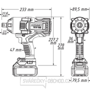 Rázový utahovák akumulátorový HAZET 9213-1000/3 Náhled