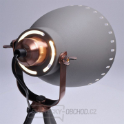 Solight stolní lampa Torino, trojnožka, 52cm, E27, šedá Náhled