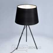 Solight stolní lampa Milano Tripod, trojnožka, 56 cm, E27, černá Náhled