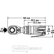 Pneumatická mini ráčna HAZET 9023M-1 Náhled
