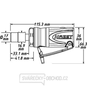 Pneumatická stopková mini bruska HAZET 9032M-1 Náhled