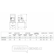 Elektrická hydraulická pumpa s tlakoměrem HHB-630B Náhled