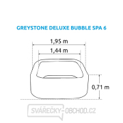 Bazén vířivý nafukovací  Pure Spa - Bubble Greystone Deluxe 6 AP - Intex 28452 Náhled