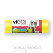 viGO! Pytle do odpadkových košů LD 120l/8 ks PLAST - žluté gallery main image