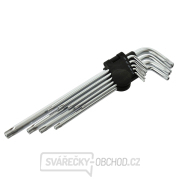 GEKO L-klíče TORX, sada 9ks, T15-T55, 260mm Náhled