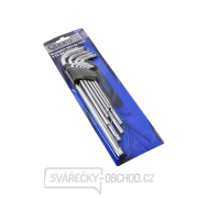 GEKO L-klíče TORX, sada 9ks, T15-T55, 260mm Náhled