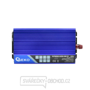 Sinusový měnič napětí 12V/230V 1000/2000W GEKO Náhled