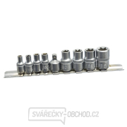 Sada hlavic torx GEKO, 9ks, 1/4