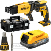 Aku šroubovák na sádrokarton DeWALT DCF620E1K POWERSTACK 18 V Li-Ion 1x1,7Ah Aku šroubovák na sádrokarton DeWALT DCF620E1K POWERSTACK 18 V Li-Ion 1x1,7Ah gallery main image