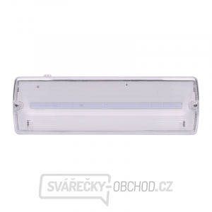 Solight LED nouzové osvětlení, 3,2W, 175lm, IP65, NiCd 800mAh baterie, testovací tlačítko gallery main image