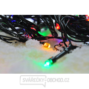 Solight LED venkovní vánoční řetěz, 300 LED, 30m, přívod 5m, 8 funkcí, časovač, IP44, vícebarevný Náhled