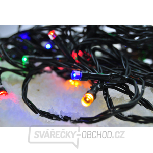 Solight LED venkovní vánoční řetěz, 300 LED, 30m, přívod 5m, 8 funkcí, časovač, IP44, vícebarevný gallery main image