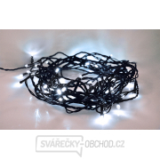 Solight LED vánoční řetěz, 500 LED, 50m, přívod 5m, IP44, bílá Náhled