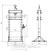 Holzmann - Dílenský lis 30 tun WP30ECO Náhled