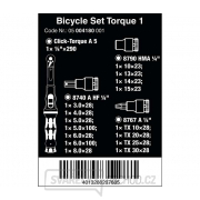 Wera 004180 Nářadí pro kola Bicycle Set Torque 1 s přepínací ráčnou 1/4" (2,5 ÷ 25 Nm) Sada 16 dílů Náhled