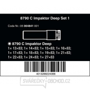 Wera 004841 Nástrčné hlavice 1/2" 13 ÷ 27 mm 8790 C Impaktor Deep Set 1 (Sada 11 dílů) Náhled