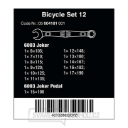 Wera 004181 Očkoploché klíče 6 ÷ 17 mm 6003 Bicycle  Set 12 (Sada 12 dílů) Náhled