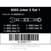 Wera 020230 Očkoploché klíče 8 ÷ 19 mm 6003 Joker 5 Set 1 (Sada 5 dílů) Náhled