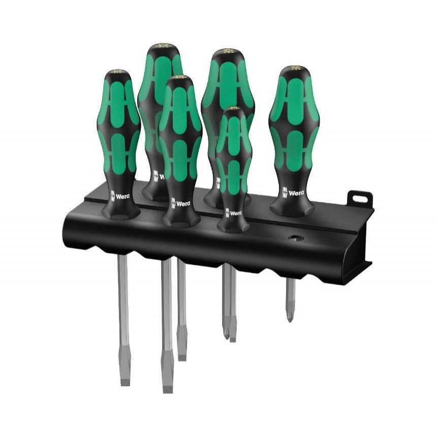 Wera 007681 Šroubováky Kraftform Plus Lasertip typ 334/355 SK/6 (Sada 6 dílů + stojánek)