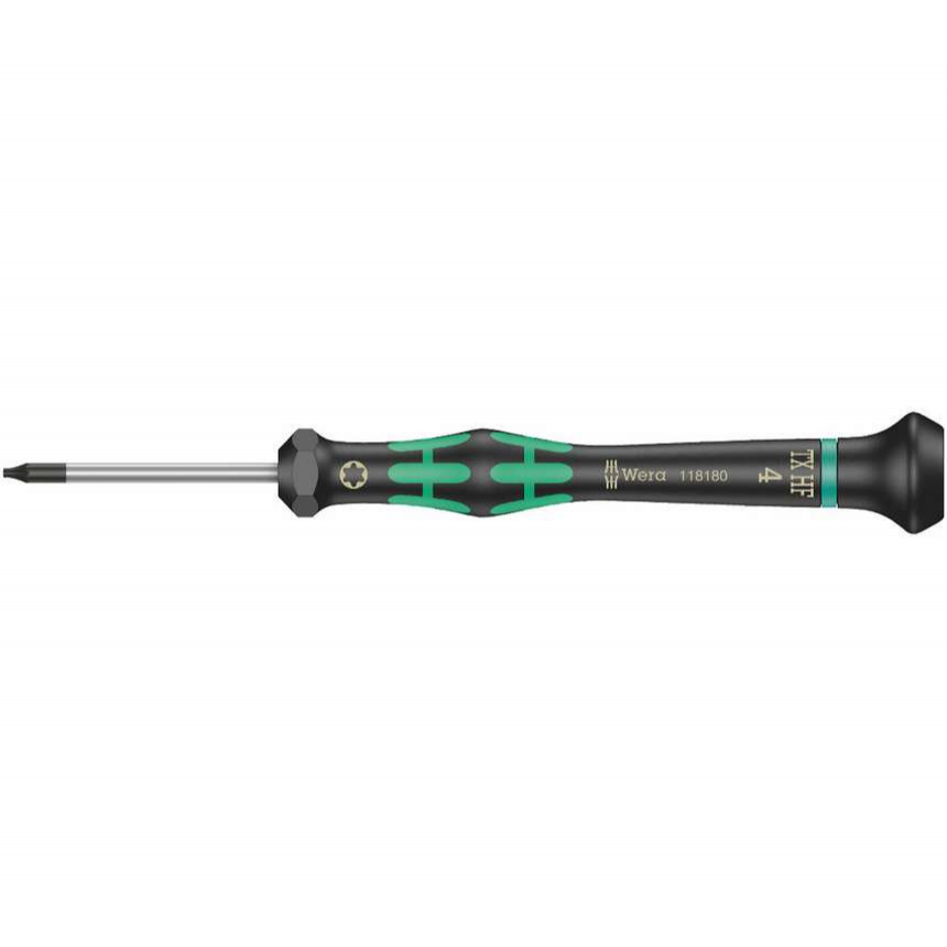 Wera 118180 Šroubovák TORX TX 4 HFx60 mm k použití v elektronice Kraftform Micro typ 2067, s přidržovací funkcí