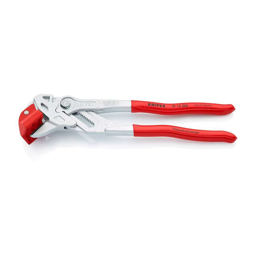 Kleště pro lámání dlaždic KNIPEX 91 13 250, 250 mm - pochromované