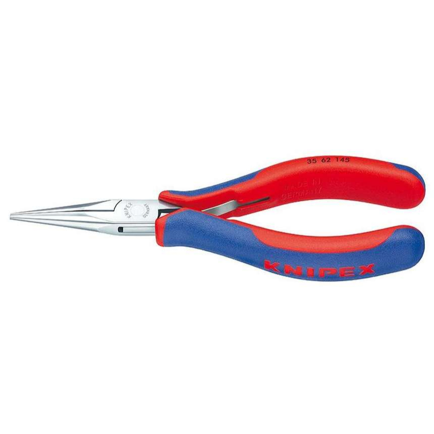 Montážní kleště pro elektroniku 145 mm KNIPEX 35 62 145 - leštěná hlava, vícesložkové návleky