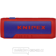 Nástroj na řezání vlnitých chrániček Knipex TwistCut 90 22 02 SB - s odizolovacími břity (13 - 32 mm) Náhled