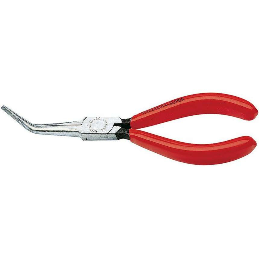 Půlkulaté jehlové kleště pro uchopení 160 mm KNIPEX 31 21 160 - leštěná hlava, plastové návleky