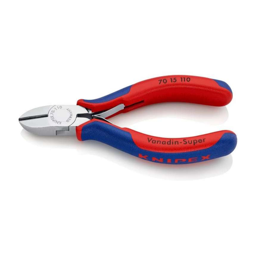 Boční štípací kleště 110 mm Knipex 70 15 110 - chromováno, dvousložkové návleky