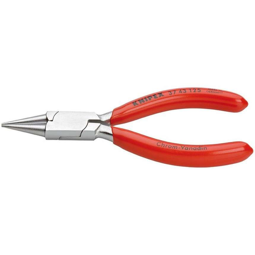 Kleště pro uchopení pro jemnou elektroniku 125 mm KNIPEX 37 43 125 - chromováno, plastové návleky