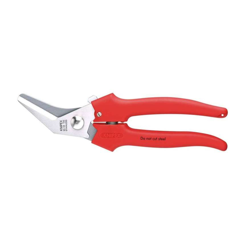 Kombinované nůžky 185 mm KNIPEX 91 05 185 - chromováno, vícesložkové návleky