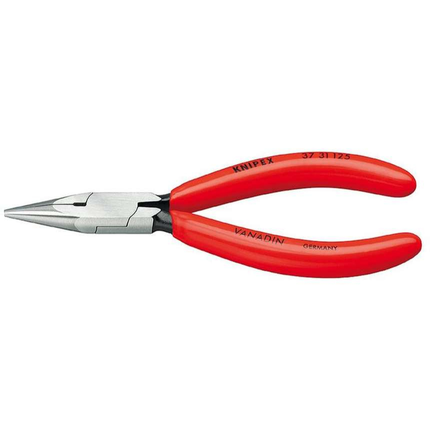 Kleště pro jemnou elektroniku 125 mm KNIPEX 37 31 125 - leštěná hlava, plastové návleky