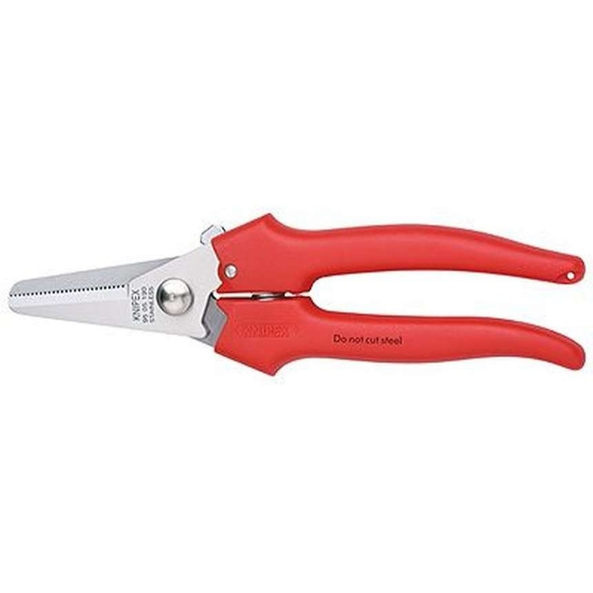 Kombinované nůžky 190 mm KNIPEX 95 05 190 - chromováno, vícesložkové návleky