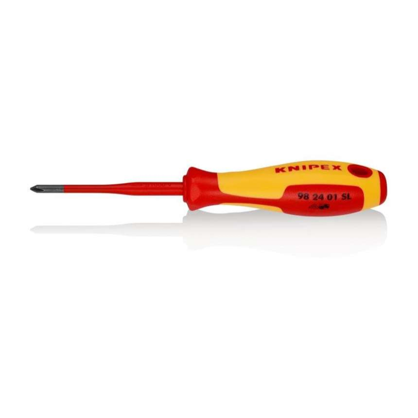 Elektrikářský VDE šroubovák (Slim) PH 1 Knipex 98 24 01 SL