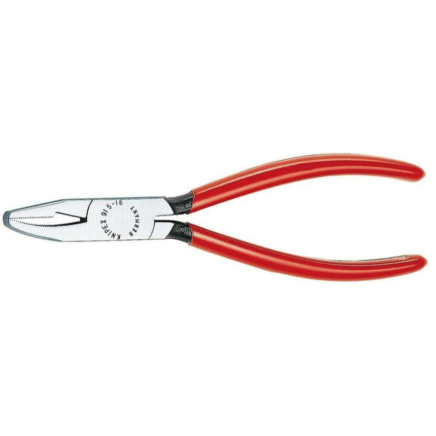 Kleště na lámání skla 160 mm KNIPEX 91 51 160 - leštěná hlava, plastové návleky