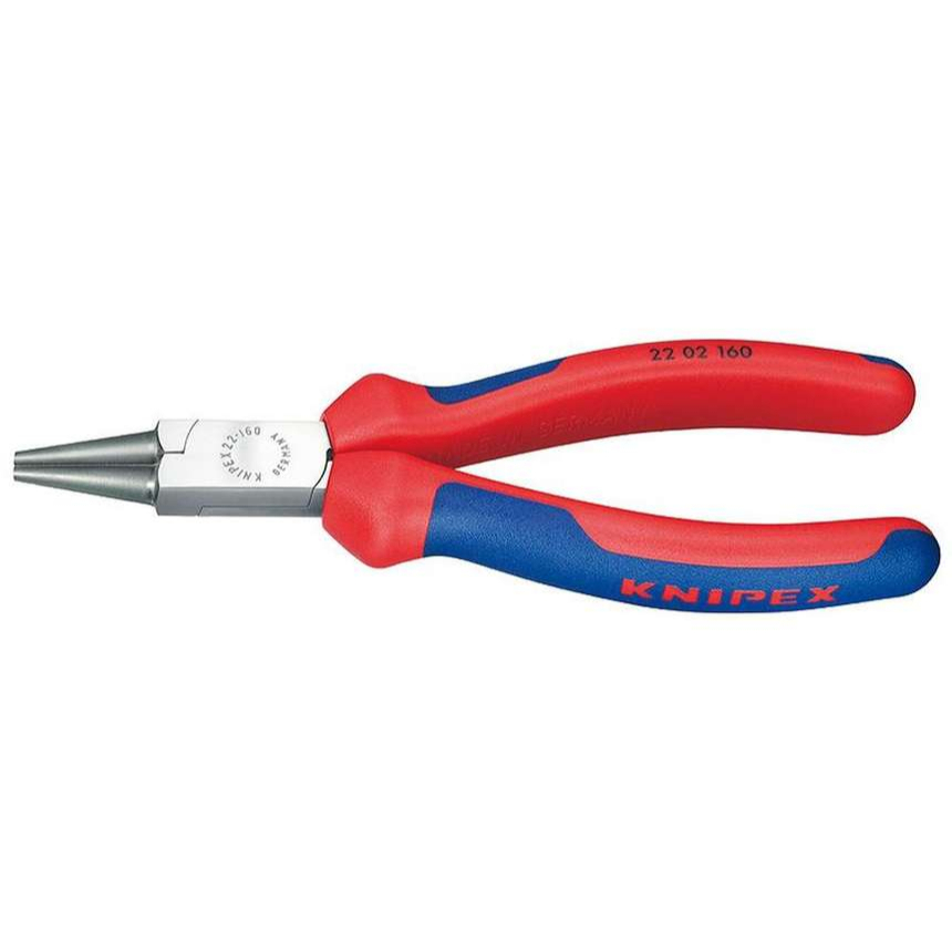 Kleště s kulatými čelistmi 140 mm KNIPEX 22 02 140 - leštěná hlava, vícesložkové návleky