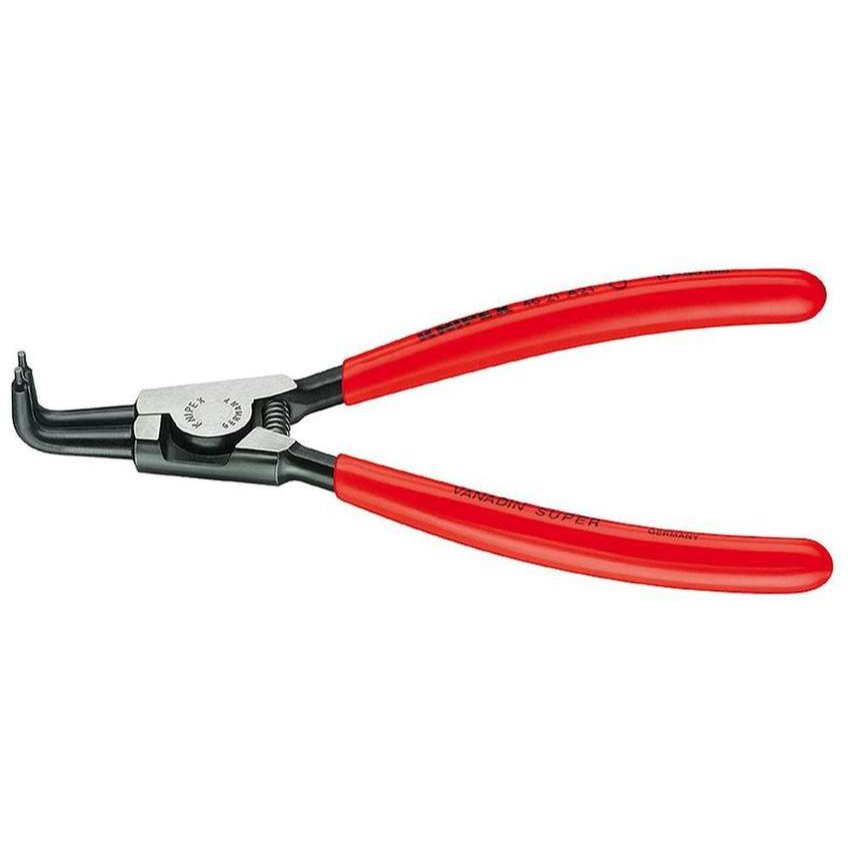 Kleště na pojistné kroužky 125 mm, vnější zahnuté. Knipex 46 21 A11 - DIN 5254 B