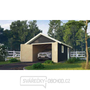 Dřevěná garáž KARIBU 39936 40 mm antracit  LG3394 Náhled